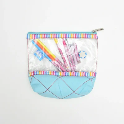 Clear Pouch Blue
