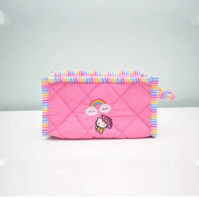 Pink Kitty Box Pouch