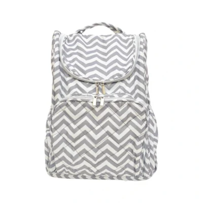 Silver Zig Diaper Backpack