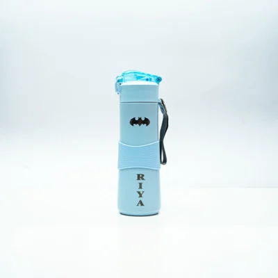 Blue SS Sipper 500ml with Straw
