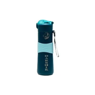 Dark Blue SS Sipper 500ml with Straw