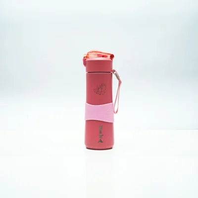 Peach SS Sipper 500ml with Straw