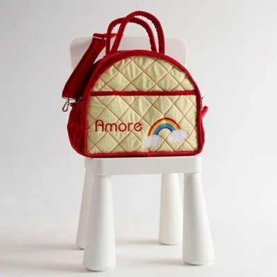 Rainbow Diaper Quilted Bag