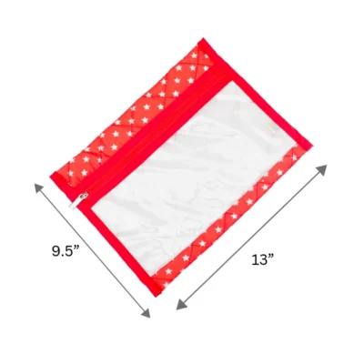 All Star Clear Flat Organiser