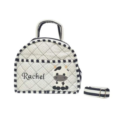 Baby Cow Quilted Diaper Bag