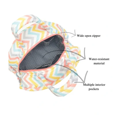 Ballerina Quilted Diaper Bag