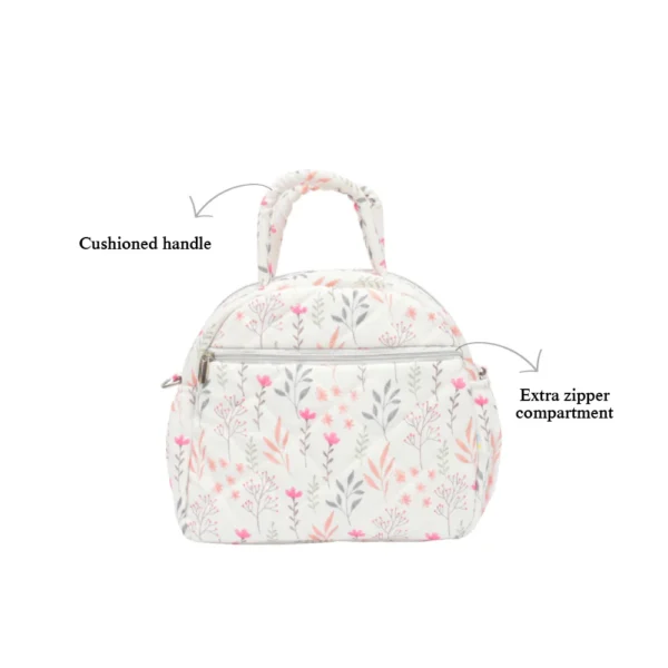 Elara Quilted Mini Diaper Bag - Image 6