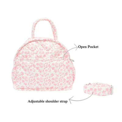 Flora Quilted Mini Diaper Bag