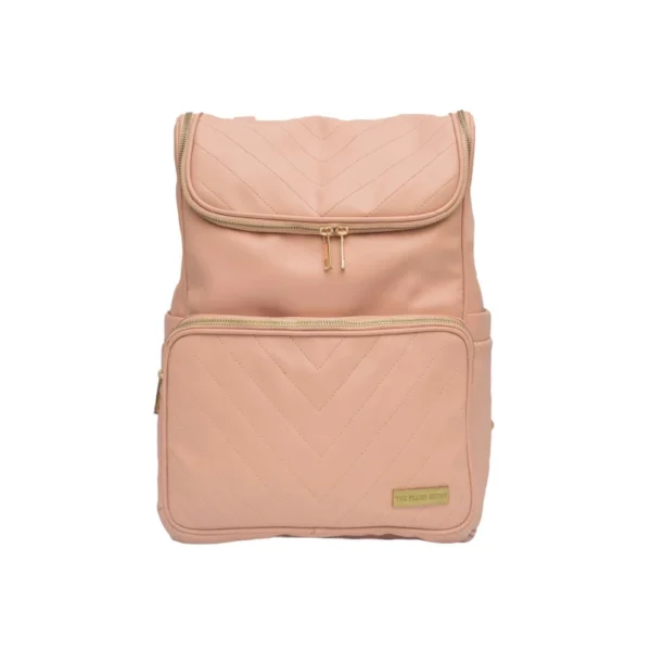 Peach Plush Vegan Diaper Backpack