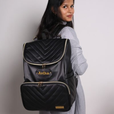 Plush Vegan Leather Backpack