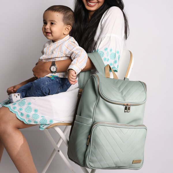 Sage Bliss Vegan Diaper Backpack