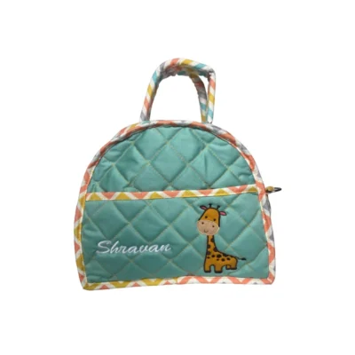 Giraffe Quilted Diaper Bag
