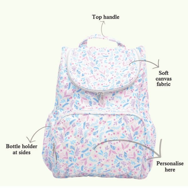 Lilac Diaper Backpack - Image 2