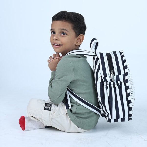 Car Craze(Monostripe) Toddler Backpack - Image 3