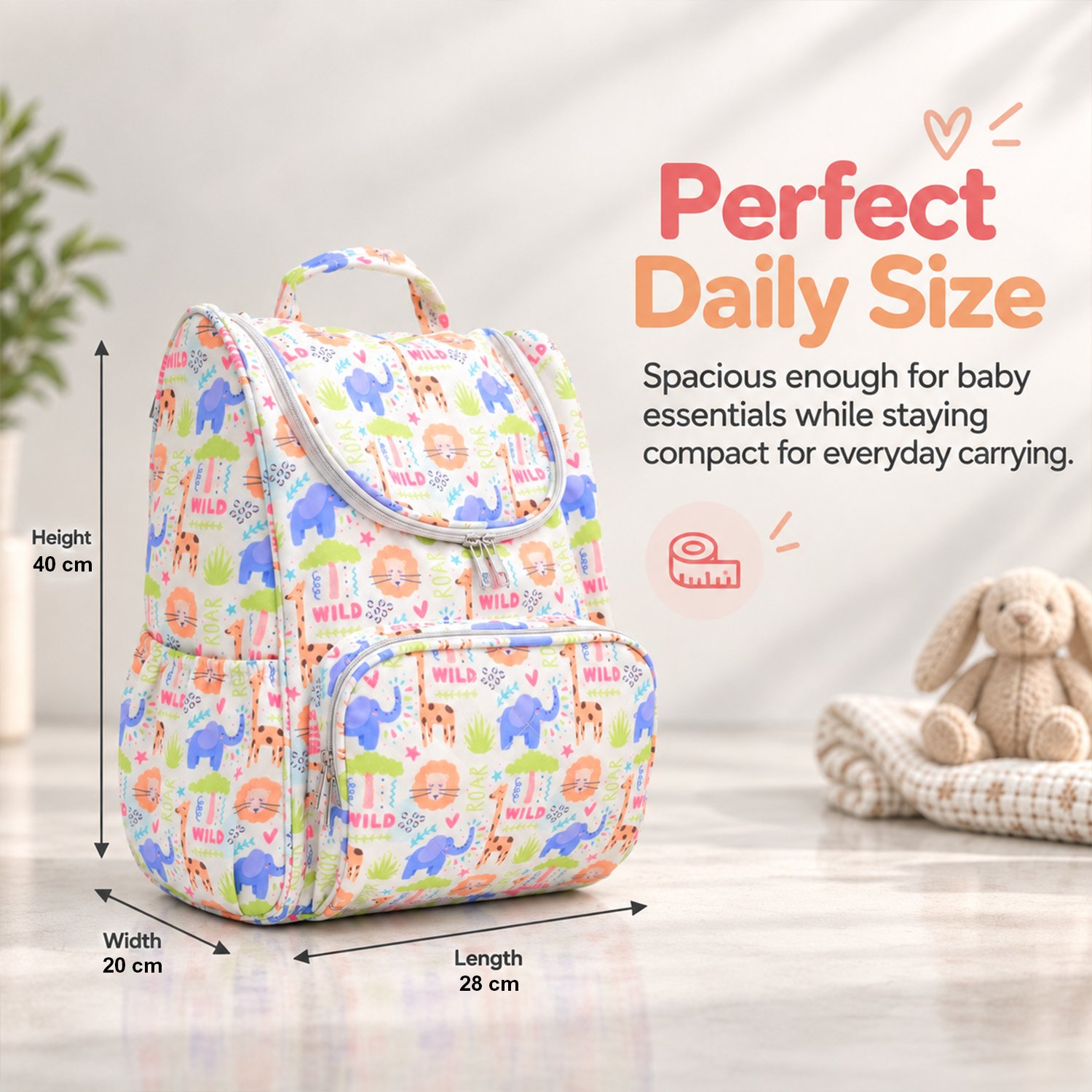 The Plush Story Diaper Bag for Mom