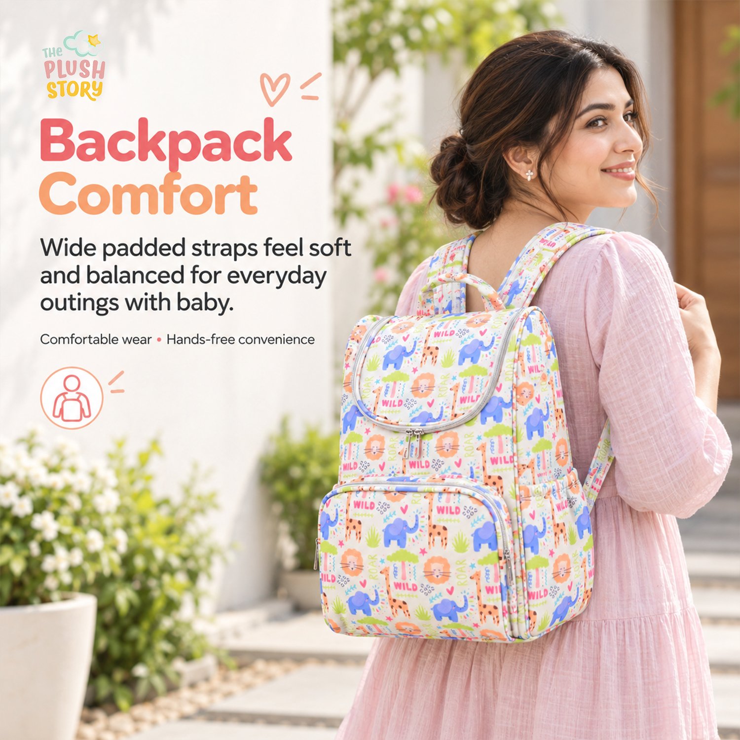 The Plush Story Diaper Bag for Mom