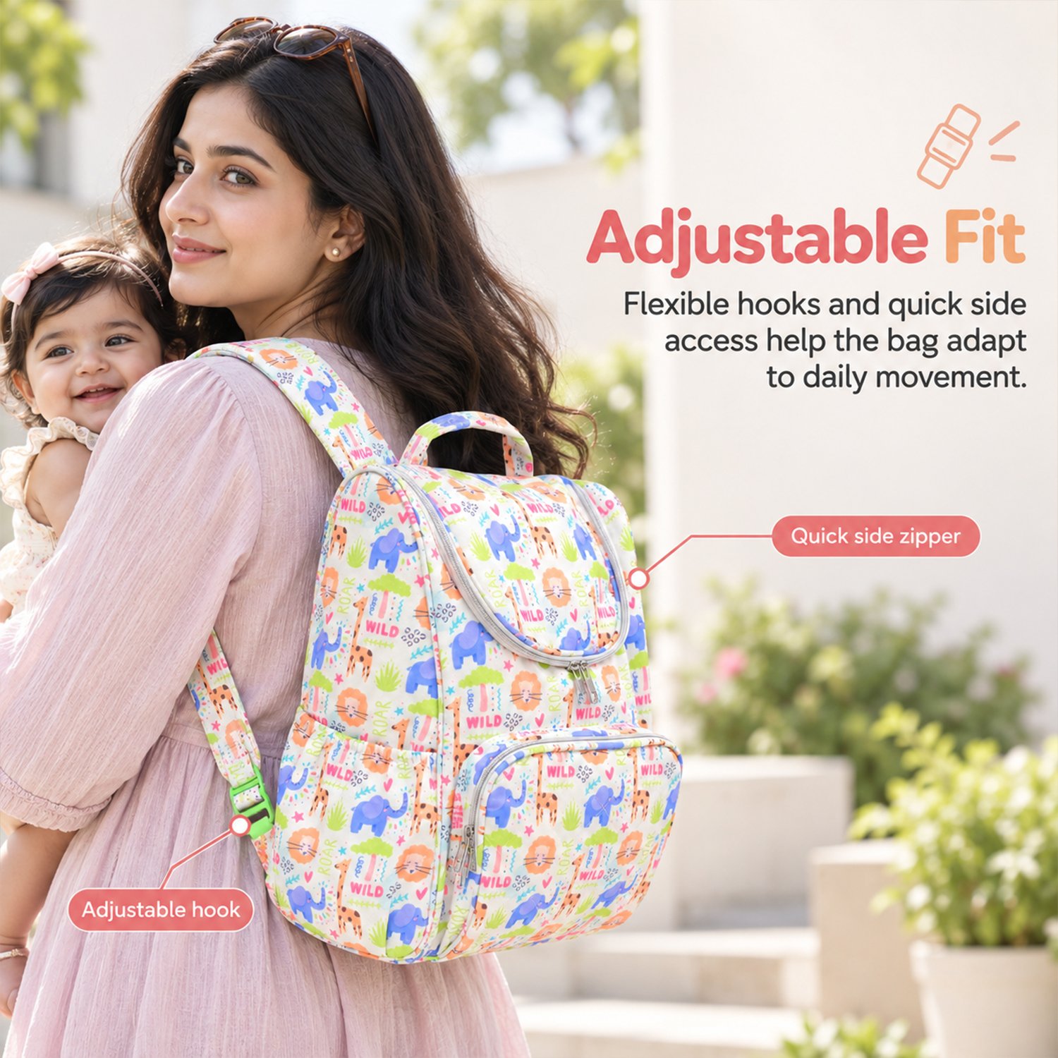 The Plush Story Diaper Bag for Mom