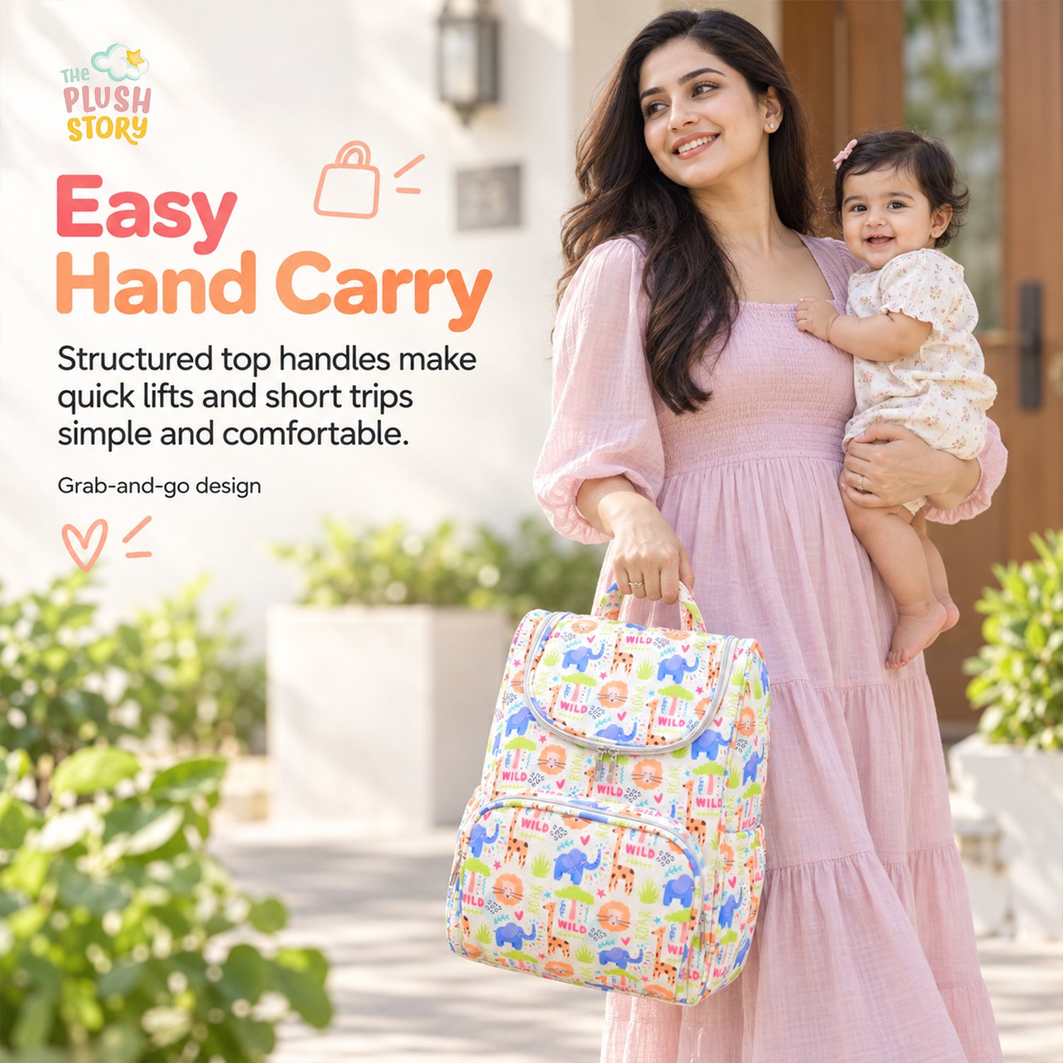 The Plush Story Diaper Bag for Mom