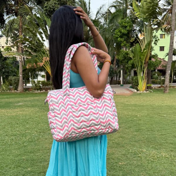 Pink Zig Mommy Bag - Image 2