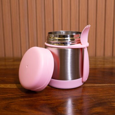 Pink Food Jar
