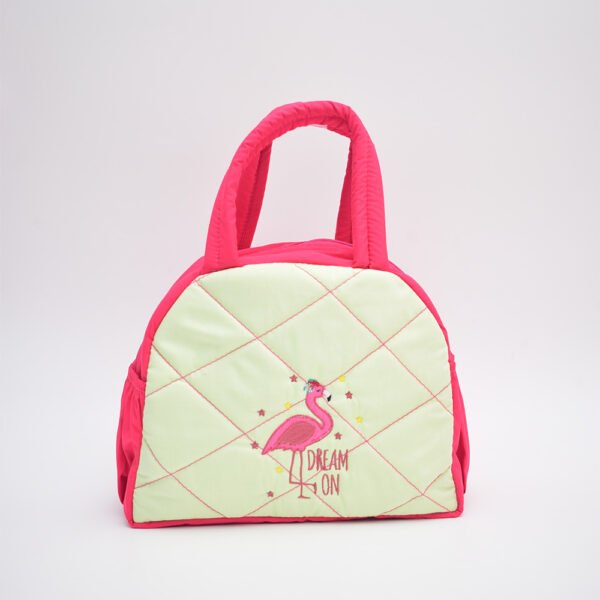 Flamingo Quilted Lunch Bag