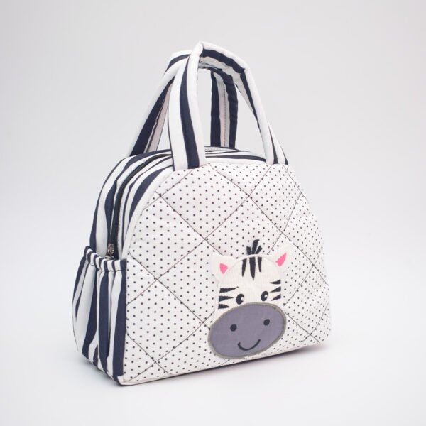 Zebra Quilted Lunch Bag - Image 2