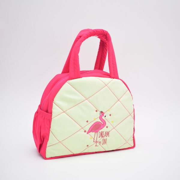 Flamingo Quilted Lunch Bag - Image 2