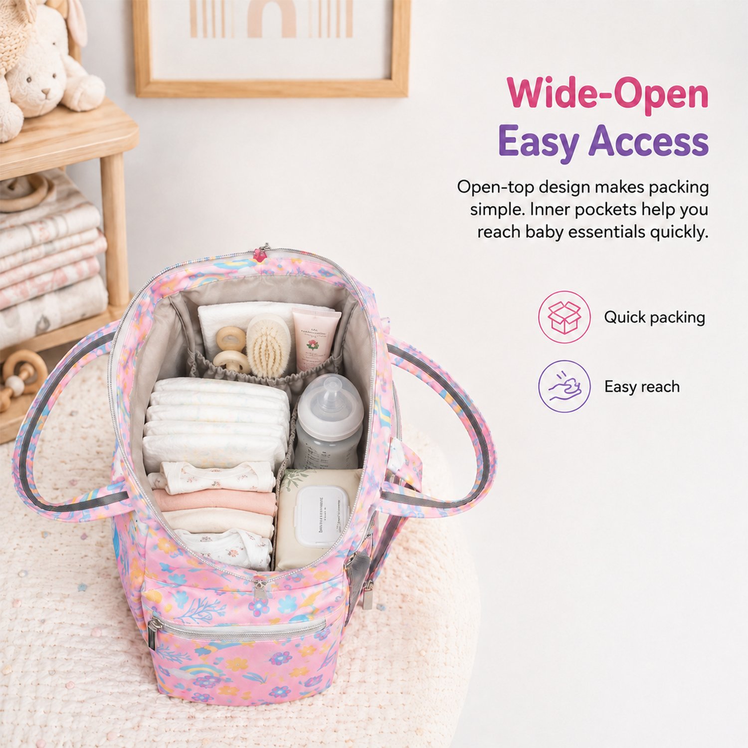 The Plush Story Diaper Bag