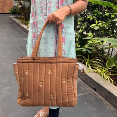 Petals & Brown Box Tote