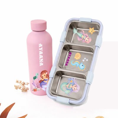 Mermaid Bottle Tiffin Combo