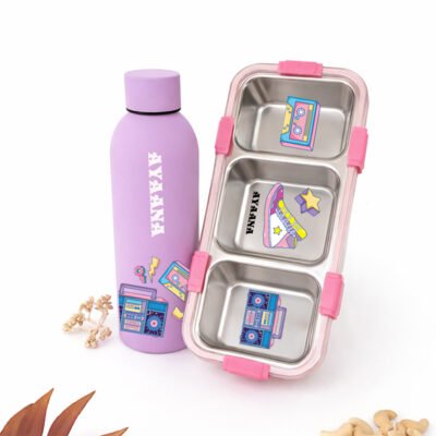 Music Bottle Tiffin Combo