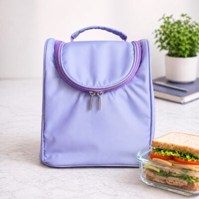 Purple CarryEase Insulated Lunch Bag