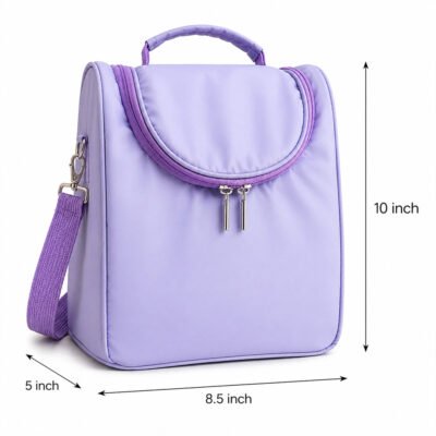 Purple CarryEase Insulated Lunch Bag