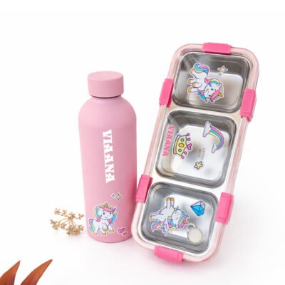 Unicorn Bottle Tiffin Combo