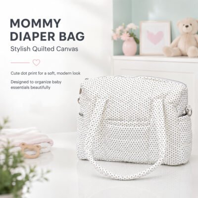 Polka Mommy Bag