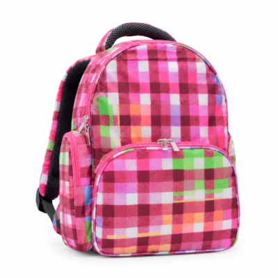 Toddler – Checkered Whimsical Printed Backpacks