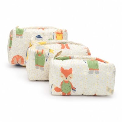 Little Play Time Cotton Pouch Set -3pcs