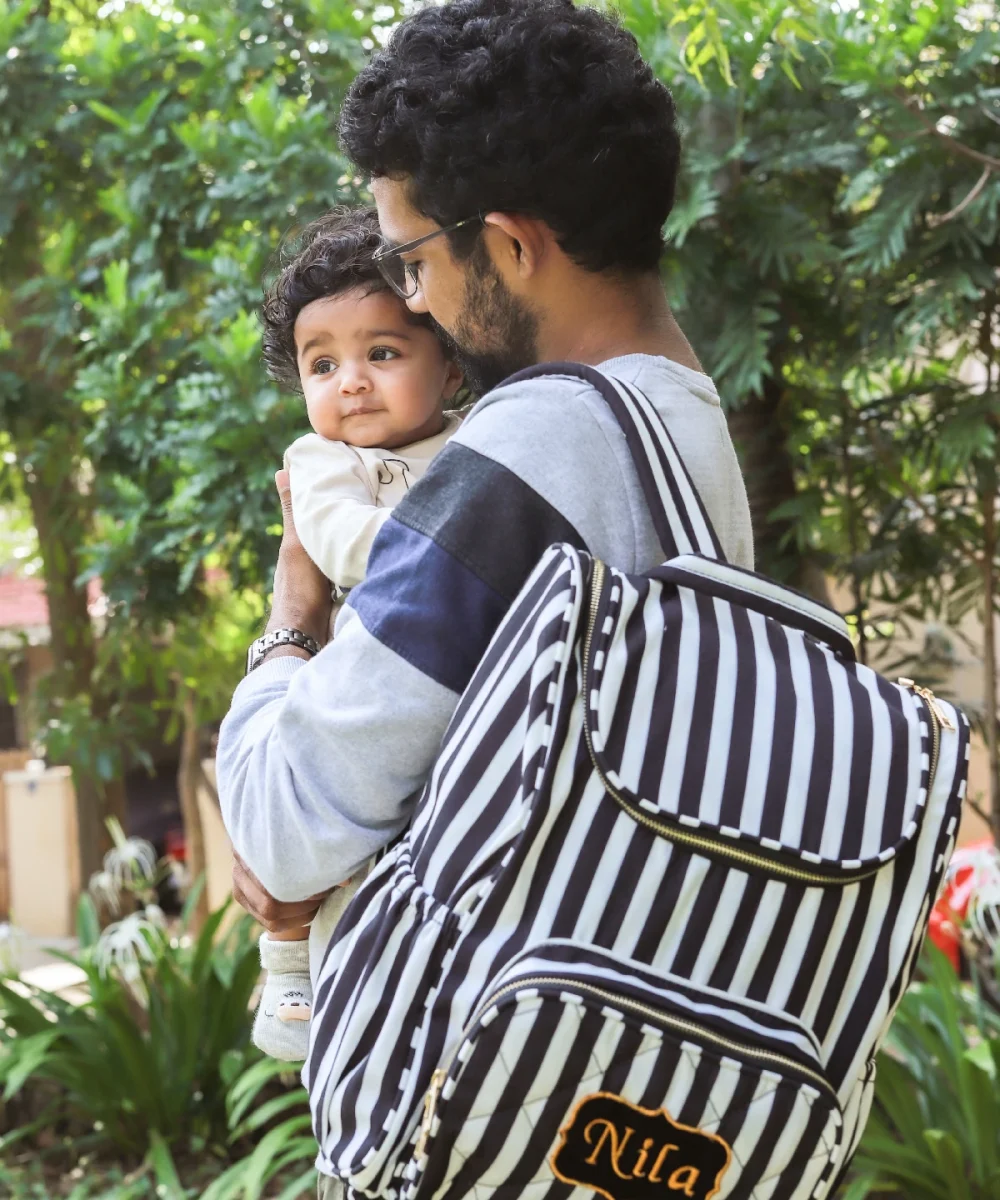 Monostripe Diaper Backpack