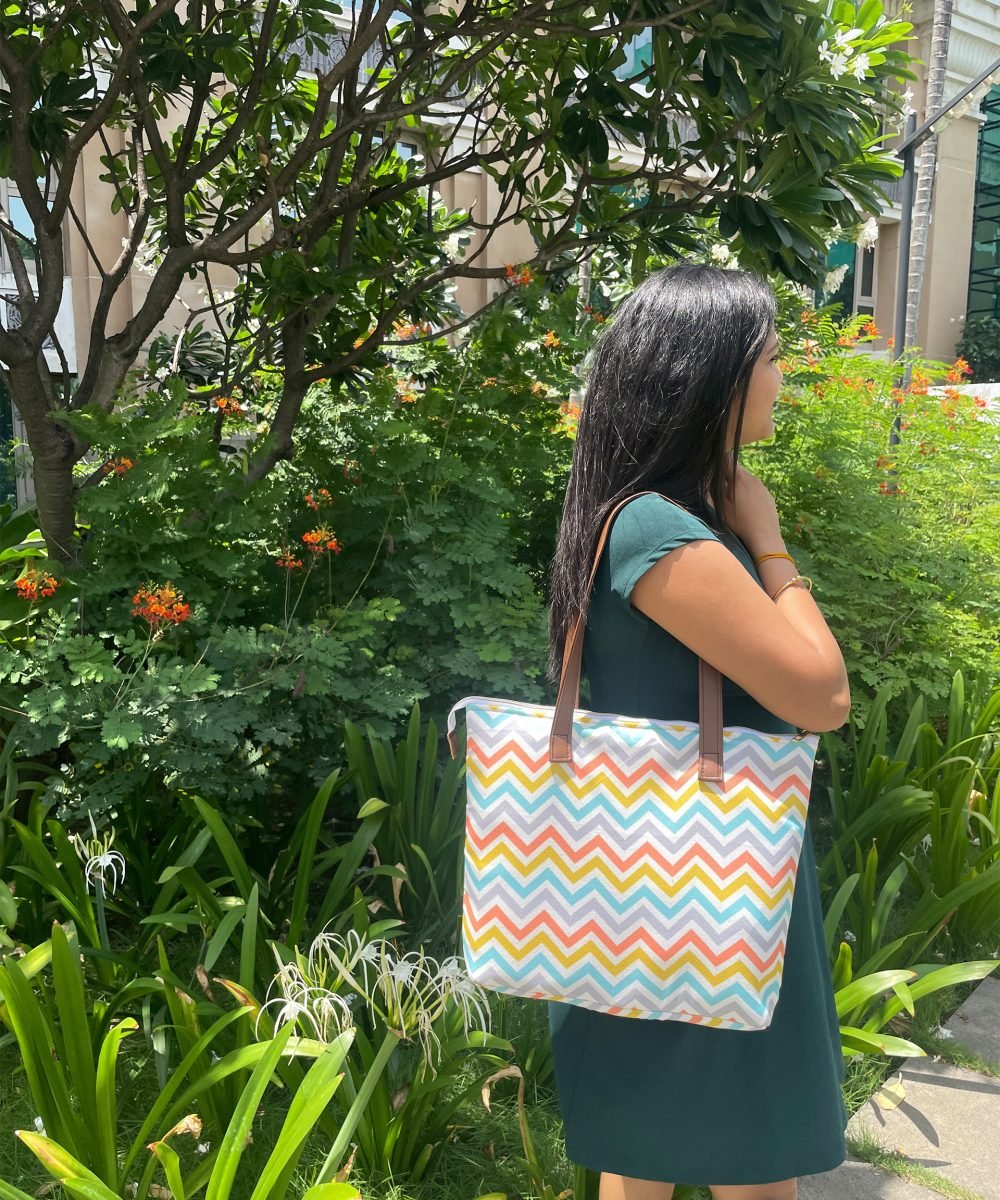 Multi Zig Office Tote