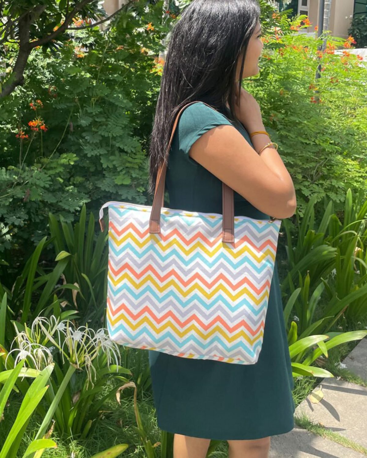 Multi Zig Office Tote