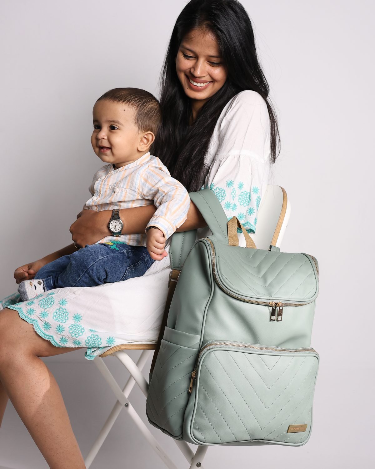Sage Bliss Vegan Diaper Backpack